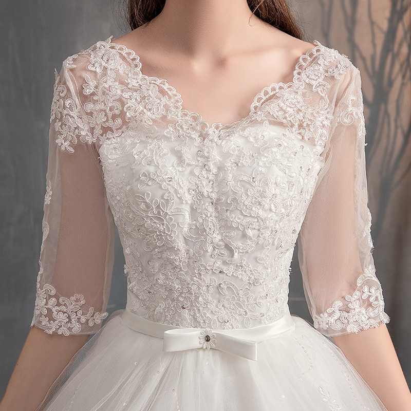 Long Lace Wedding Dress